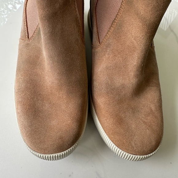 Sorel Out 'N' About Slip-On Wedge Booties for Ladies Tawny Buff/Chalk 8 - Picture 6 of 10